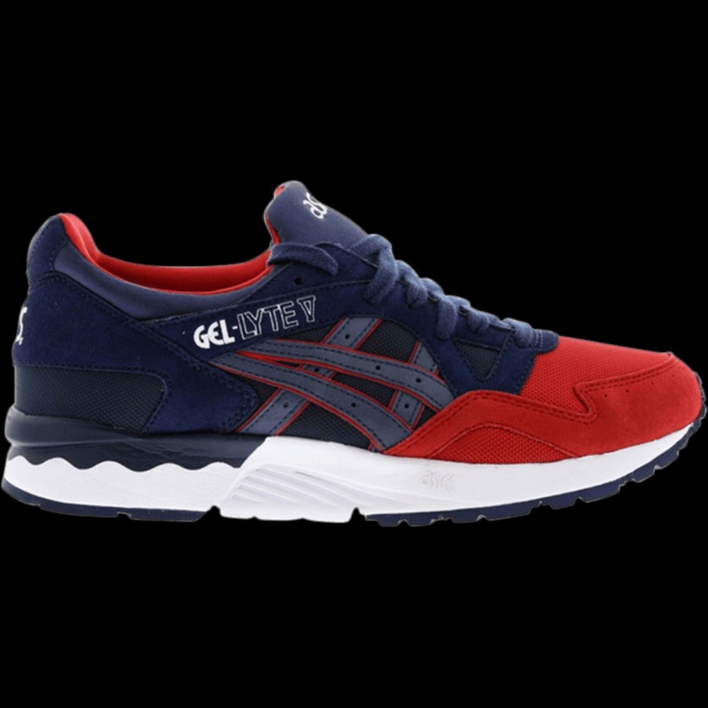 ASICS GEL-LYTE V NAVY/RED SIZE 12 H52VQ